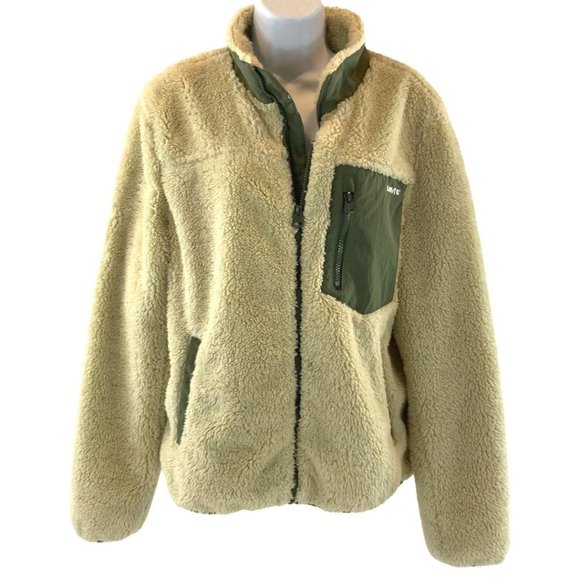 Levi's Faux Fur Bomber Jacket - Picture 9 of 14